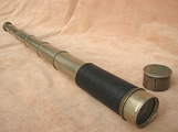 Late 19th century 6 draw pocket telescope with end cap.